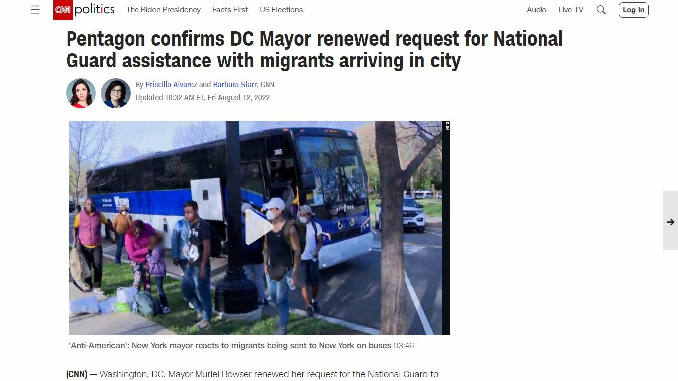 Pentagon confirms DC Mayor renewed request for National Guard ...